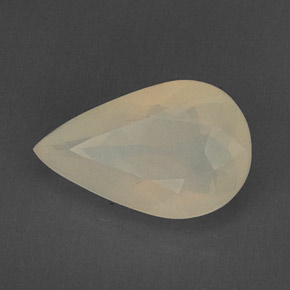 5.48 ct Yellow Fire Opal Stone, Natural Fire Opal in Pear Facet Shape for Sale