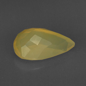 Fire Opal Gemstone in 17.5 x 11.4 mm Size for Sale, Fire Opal Stone in Yellow Color