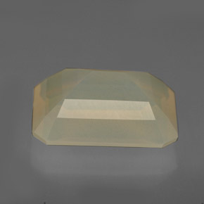 Fire Opal Gemstone in 13.2 x 10.3 mm Size for Sale, Fire Opal Stone in White Orange Color