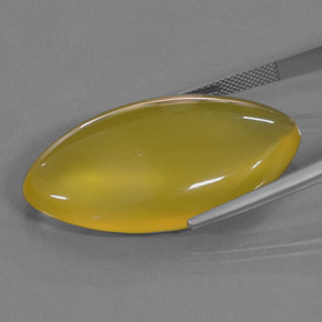 Fire Opal Gemstone in 41.1 x 24.6 mm Size for Sale, Fire Opal Stone in Yellow Color