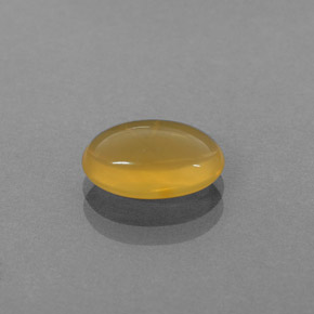 1.54 ct Orange Fire Opal Gemstone, Fire Opal Gem in Oval Cabochon Shape for Sale.
