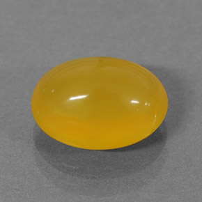 2.26 ct Orange Fire Opal Gemstone, Fire Opal Gem in Oval Cabochon Shape for Sale.