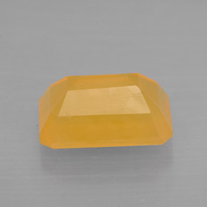 Fire Opal Gemstone in 11.6 x 8 mm Size for Sale, Fire Opal Stone in Yellow Orange Color