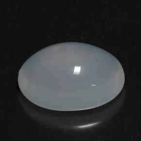 8.77 ct White Fire Opal Gemstone, Fire Opal Gem in Oval Cabochon Shape for Sale.