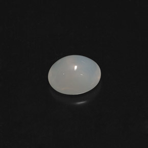 2.24 ct White Fire Opal Gemstone, Fire Opal Gem in Oval Cabochon Shape for Sale.