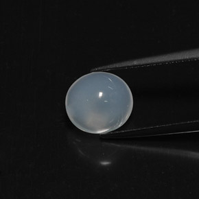 2.09 ct White Fire Opal Gemstone, Fire Opal Gem in Oval Cabochon Shape for Sale.