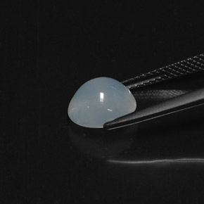 Fire Opal Gemstone in 9.1 x 8.3 mm Size for Sale, Fire Opal Stone in Bluish White Color
