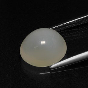 Fire Opal Gemstone in 10.3 x 9.3 mm Size for Sale, Fire Opal Stone in Light Yellow Color
