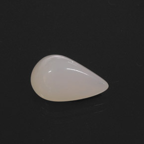 4.13 ct White Fire Opal Stone, Natural Fire Opal in Pear Cabochon Shape for Sale