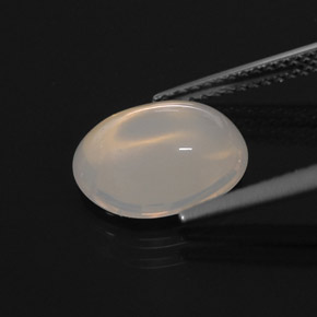 Fire Opal Gemstone in 11.6 x 8.6 mm Size for Sale, Fire Opal Stone in White Yellow Color