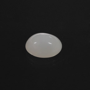 4.31 ct White Fire Opal Stone, Natural Fire Opal in Oval Cabochon Shape for Sale