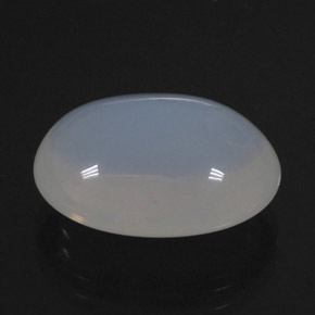 12.70 ct White Fire Opal Gemstone, Fire Opal Gem in Oval Cabochon Shape for Sale.