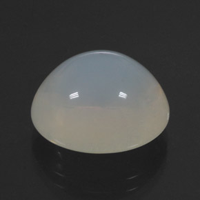 12.53 ct White Fire Opal Stone, Natural Fire Opal in Oval Cabochon Shape for Sale