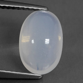 2.32 ct White Fire Opal Gemstone, Fire Opal Gem in Oval Cabochon Shape for Sale.