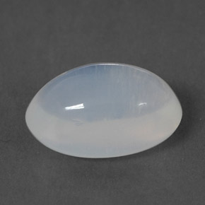 2.32 ct White Fire Opal Stone, Natural Fire Opal in Oval Cabochon Shape for Sale