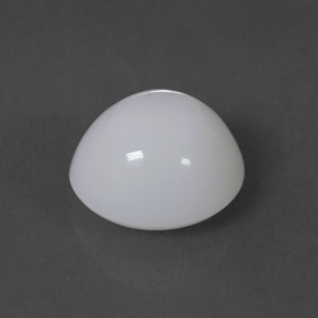 2.25 ct White Fire Opal Gemstone, Fire Opal Gem in Oval Cabochon Shape for Sale.