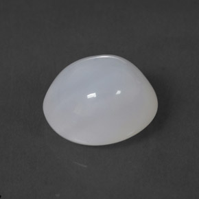 2.79 ct White Fire Opal Gemstone, Fire Opal Gem in Oval Cabochon Shape for Sale.