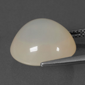 Fire Opal Gemstone in 14.3 x 12.7 mm Size for Sale, Fire Opal Stone in Yellow White Color