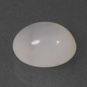 4.74 ct White Fire Opal Stone, Natural Fire Opal in Oval Cabochon Shape for Sale