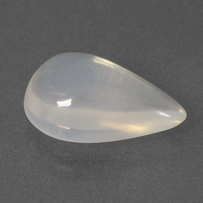 4.07 ct White Fire Opal Stone, Natural Fire Opal in Pear Cabochon Shape for Sale