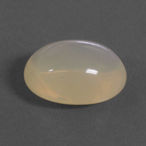 4.40 ct White Fire Opal Stone, Natural Fire Opal in Oval Cabochon Shape for Sale