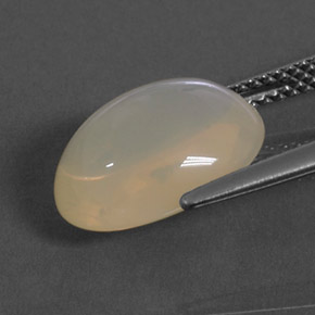 Fire Opal Gemstone in 12.8 x 9.8 mm Size for Sale, Fire Opal Stone in Yellow White Color