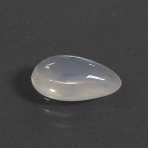 1.77 ct White Fire Opal Stone, Natural Fire Opal in Pear Cabochon Shape for Sale
