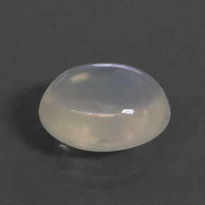 4.47 ct White Fire Opal Stone, Natural Fire Opal in Oval Cabochon Shape for Sale