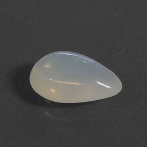 2.33 ct White Fire Opal Stone, Natural Fire Opal in Pear Cabochon Shape for Sale