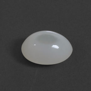 2.28 ct White Fire Opal Stone, Natural Fire Opal in Oval Cabochon Shape for Sale
