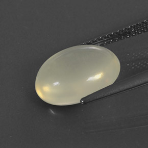 Fire Opal Gemstone in 11.9 x 9.5 mm Size for Sale, Fire Opal Stone in Yellow White Color