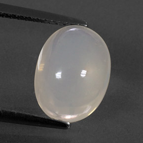 2.24 ct White Fire Opal Gemstone, Fire Opal Gem in Oval Cabochon Shape for Sale.