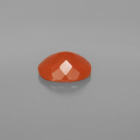 Fire Opal Gemstone in 9 x 7 mm (calibrated) Size for Sale, Fire Opal Stone in Reddish Orange Color