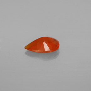 Fire Opal Gemstone in 9 x 6 mm (calibrated) Size for Sale, Fire Opal Stone in Reddish Orange Color