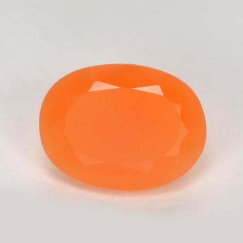 1ct Oval Facet Orange Fire Opal Gem for sale 1ct Oval Facet Orange Fire Opal Gem (ID: 366896)