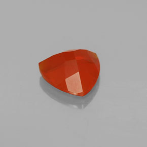 Fire Opal Gemstone in 9.4 x 9.4 mm Size for Sale, Fire Opal Stone in Reddish Orange Color