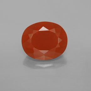 Naranja oscuro Ópalo de Fuego Gema - 3.2ct Forma ovalada (ID: 367036)