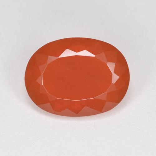 Light Red Огненный Опал Камень - 1.7ct Фасетный Овал (ID: 367130)