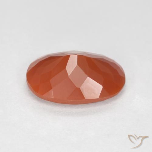 Fire Opal Gemstone in 9 x 7 mm (calibrated) Size for Sale, Fire Opal Stone in Fire Red Color