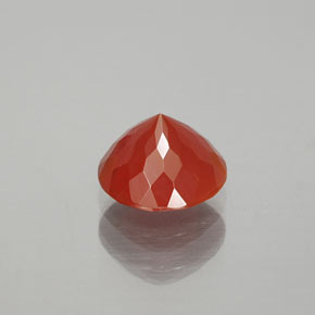 Fire Opal Gemstone in 8 mm (calibrated) Size for Sale, Fire Opal Stone in Reddish Orange Color