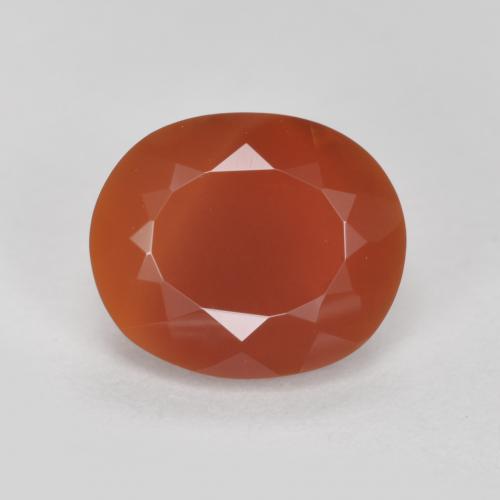 Fire Red Огненный Опал Камень - 1.1ct Фасетный Овал (ID: 367452)