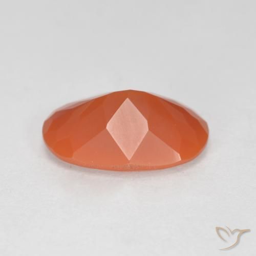 Fire Opal Gemstone in 10 x 7 mm (calibrated) Size for Sale, Fire Opal Stone in Fire Red Color