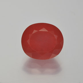 Rojo medio Ópalo de Fuego Gema - 2.5ct Forma ovalada (ID: 369499)