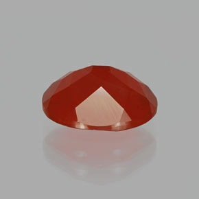 Fire Opal Gemstone in 11.5 x 9.3 mm Size for Sale, Fire Opal Stone in Orange Red Color