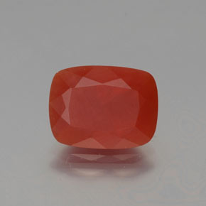 Medium Red Fire Opal Gem - 2.1ct Cushion-Cut (ID: 370266)