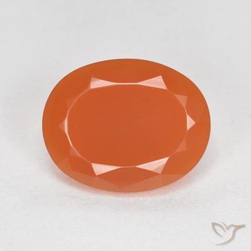 1.82 ct Oval Cut Fire Opal, 10.2 x 8.2 mm From Mexico, Photo A