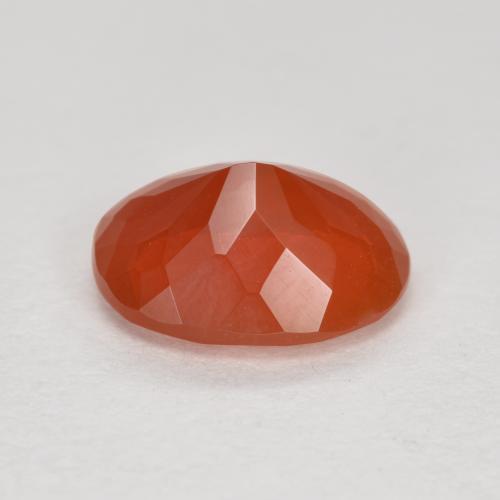 Fire Opal Gemstone in 9 x 7 mm (calibrated) Size for Sale, Fire Opal Stone in Orange Red Color
