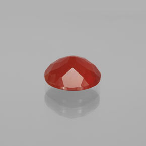 Fire Opal Gemstone in 10.1 x 8.8 mm Size for Sale, Fire Opal Stone in Reddish Orange Color