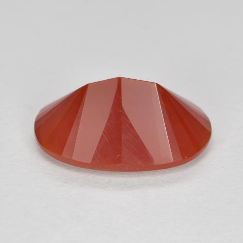 Fire Opal Gemstone in 12.5 x 8.2 mm Size for Sale, Fire Opal Stone in Medium Red Color
