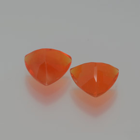 Fire Opal Gemstone in 7 x 7 mm (calibrated) Size for Sale, Fire Opal Stone in Orange Color